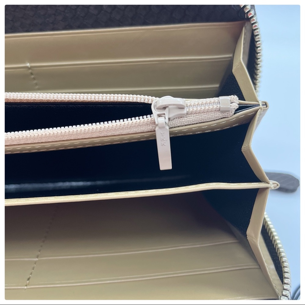 Genuine Python Leather Zip Around Wallet - image 5